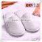 100% Cotton Towel fabric Close Toe Style Disposable Hotel Slippers