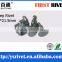 8.8*21.5mm White zinc color solid steel rivet, solid step rivet for auto