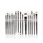 Professional 15pcs Makeup Brushes Set EyeShadow Eyeliner Eyebrow CosmeticTool Kits Make up Powder Foundation Lip Blending Brush