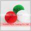 Christmas decoration hanging Mini white red and green honeycomb balls