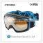 Double lens anti-fog ski goggles
