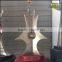 Outdoor stainless steel city plaza metal art decorate sculpture