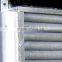 Aluminum extruded fin tube air heater heat exchanger