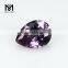 Good quality wholesale 46# corundum pear machine cut ruby gemstone