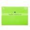 Transparent colorful plastic file folder