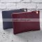 fashion leather wholesale Zip Top Clutch Or Cosmetic Purse