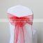 18cm*275cm Organza Sash,chair bow for wedding