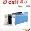 Deli Strong Metallic color folder , A6 Paper clip model 5354