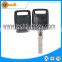 key case cover with chip groove and logo transponder key for Audi A4 A3 A6 TT Q5 Q7