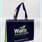 big black non woven tote bag without lamination by sewing