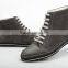 warm cow leather ankle boots men/ felt boots