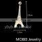 hung Effiel tower on the necklace ,decoration of garment-927