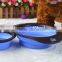 Collapsible Silicone Pet Food Bowl , Pet Feeder