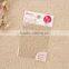 hot new product self adhesive opp poly bag with handle hole