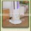 JY502A mini ABS plastic material 5v usb brushless leafless super mute tower fan with led night light