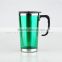 Auto travel mug kids drinking cups with straw non-spill coffee mug