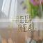 Transparent drinking glass tumbler/whiskey glass cup/stemless wine glass