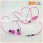 Colorful wired earphone oem brand logo sport ear shell available high quality EL earphone