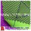 100% polyester interlock fabric with aquapel durable water repellent and paper print