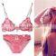 Hot Selling Sexy Transparent Bra for Women Sexy Girls with Panties and Bra
