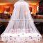 Huzhou pop up colorful round mosquito net queen size bed tent