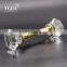 2 1/6 inch bling interior door set octagon shape door hardware glass knobs