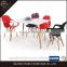 MDF high gloss dining table set