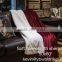 velvet with sherpa throw/flannel with sherpa throw