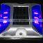 Solar Powered Self-luminous Road Safety Path Stair Flashing Blue Light