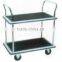 Hotel 2 layers stainless steel housekeeping cart service cart food service trolley for restaurant equipment