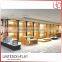 Glass made high-grade modern cosmetic perfume display rack