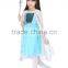 Quality New 2015 Fever Elsa Anna Princess Dresses Children Girls Snow Queen Cosplay Masquerade Dress Fancy Costume Kids Clothes