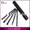 Black 5pcs portablel makeup use eyebrow brush