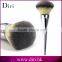 Two color hair metal handle angular concealer brush