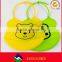 Chinese factory food grade embroidery baby bibs with snaps