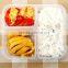 Wow unbelievable 3 Compartment Food Grade Plastic Home Containers for Food Storage