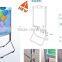 Metal free standing advertising rack