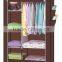 Portable Clothes Closet Non-woven Fabric Wardrobe Storage shelf Organizer