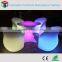 PE illuminated plastic remote control LED bar furniture/led bar chair
