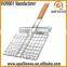 stainless steel barbecue bbq grill wire mesh net with wooden handle