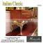 YB66 3.6Meter Luxury Italian Palace Long Dining Table with Golden Dining Chairs