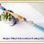 Colorful bristle recyclable and environmental adult bamboo toothbrush