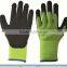 Acrylic thermal working gloves,palm and thumb dipped