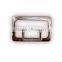 Solid Brass Center Bar Buckle with double prong, Chrome Plate Solid Brass Material belt buckle