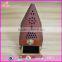 2017 Best design tower wooden incense holder for sale W02A262