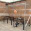 Outdoor galvanized 5 position bike storage shed(ISO Approved)