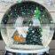 Polyresin Christmas Snow globe decoration snow globe with Music Box
