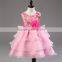 2015 free shipping sequins flower girls dresses for party wedding baby girl baptism dress tulle layered 1 year birthday dress