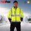 waterproof breathable high visibility winter safety shell jacket