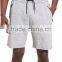 Customize Cotton Polyester Blends Grey Fleece Tech Shorts GYM Men Sportwear Shorts With Elastic Waistband